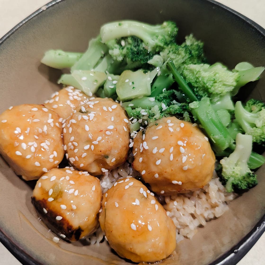 Honey Garlic Chicken Meatballs