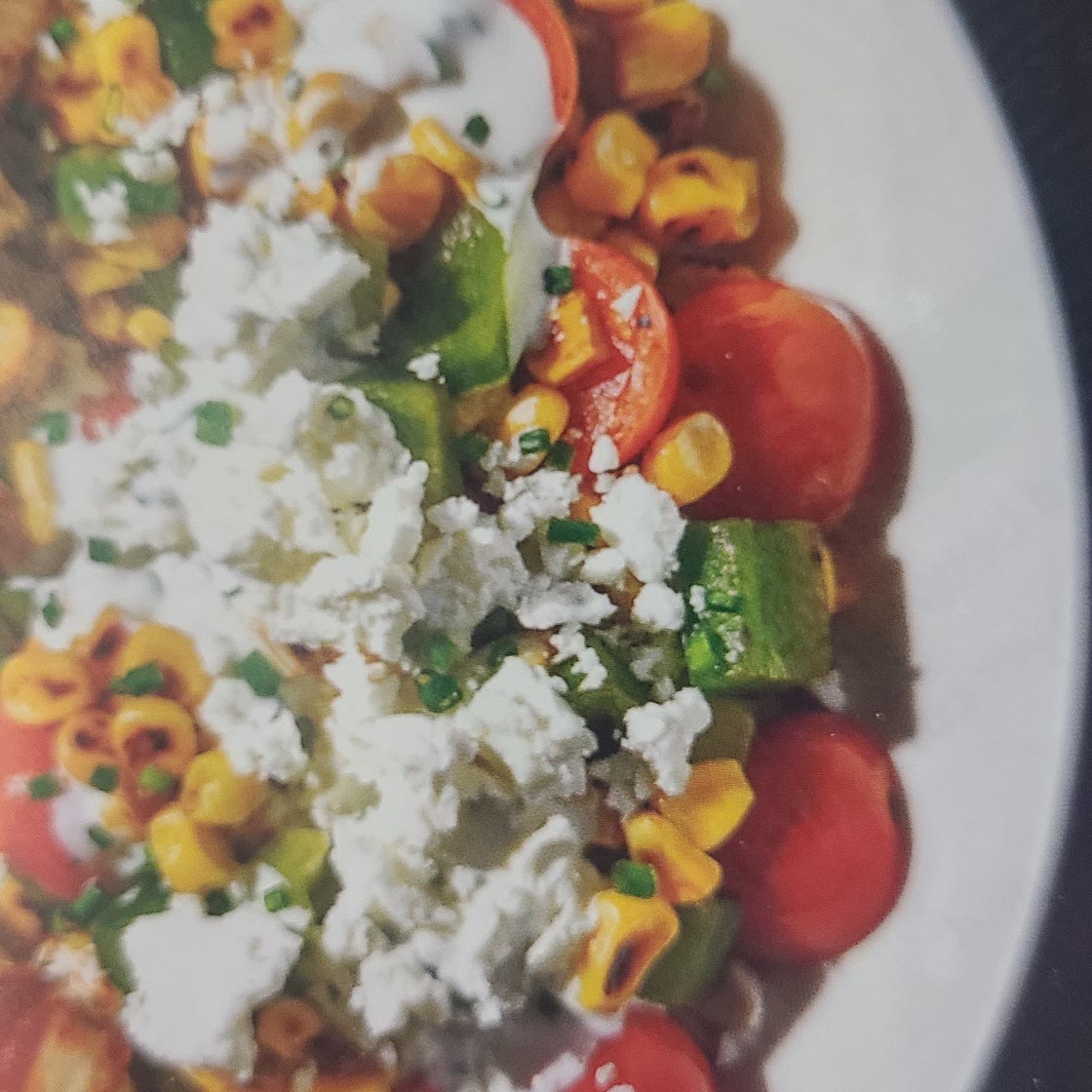 Mexican style street corn salad