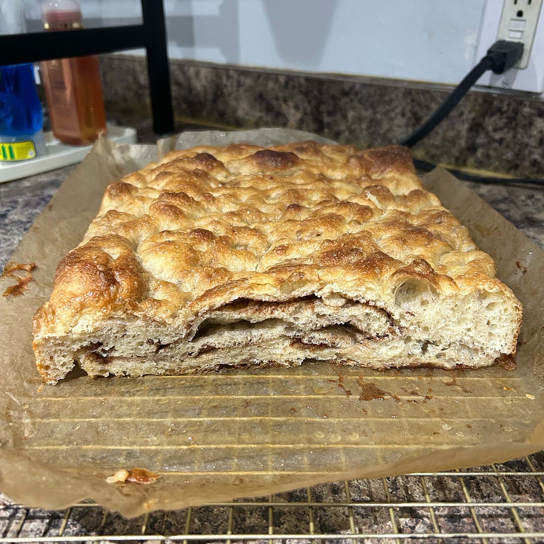 Cinnamon Roll Focaccia