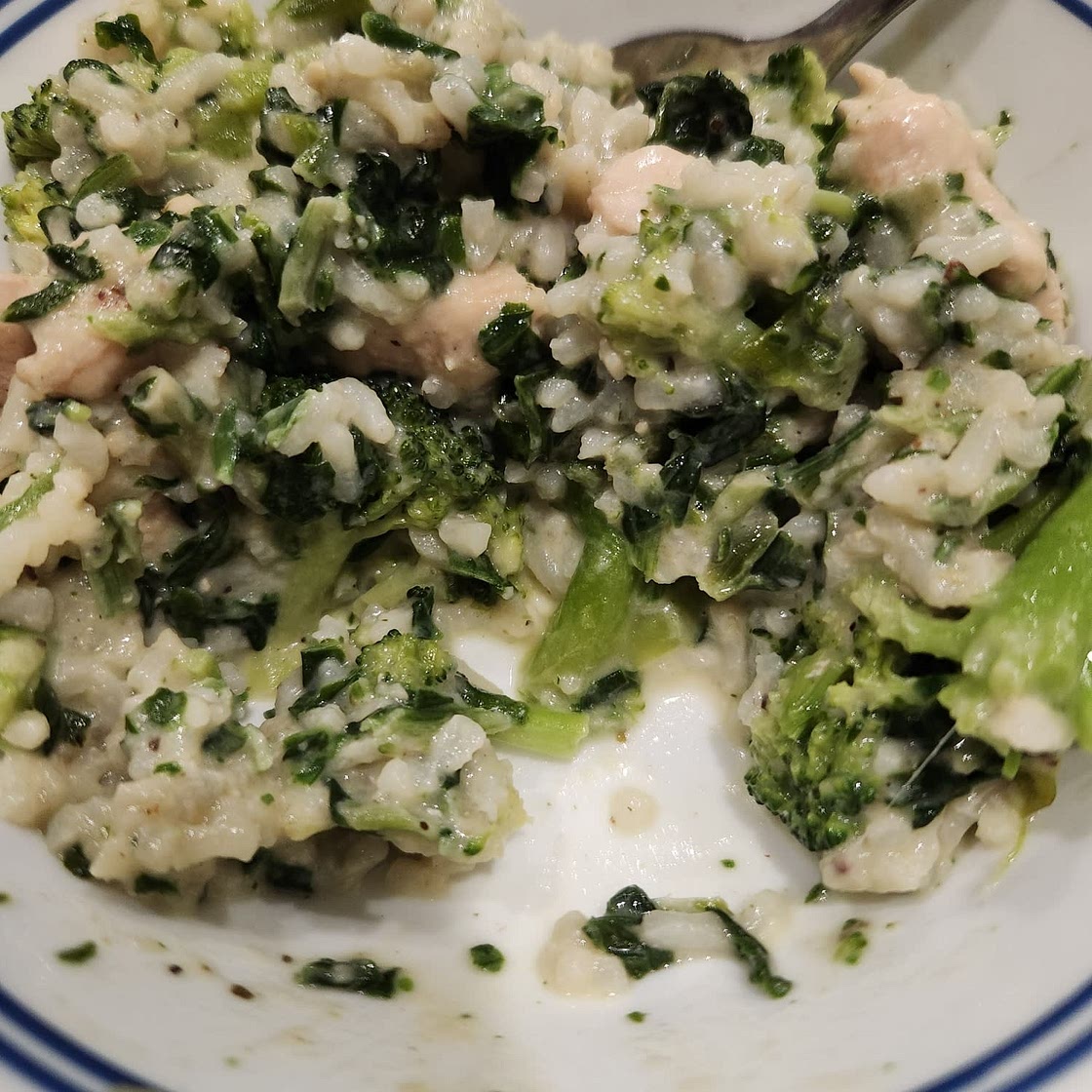 Creamy Parmesan One Pot Chicken and Rice