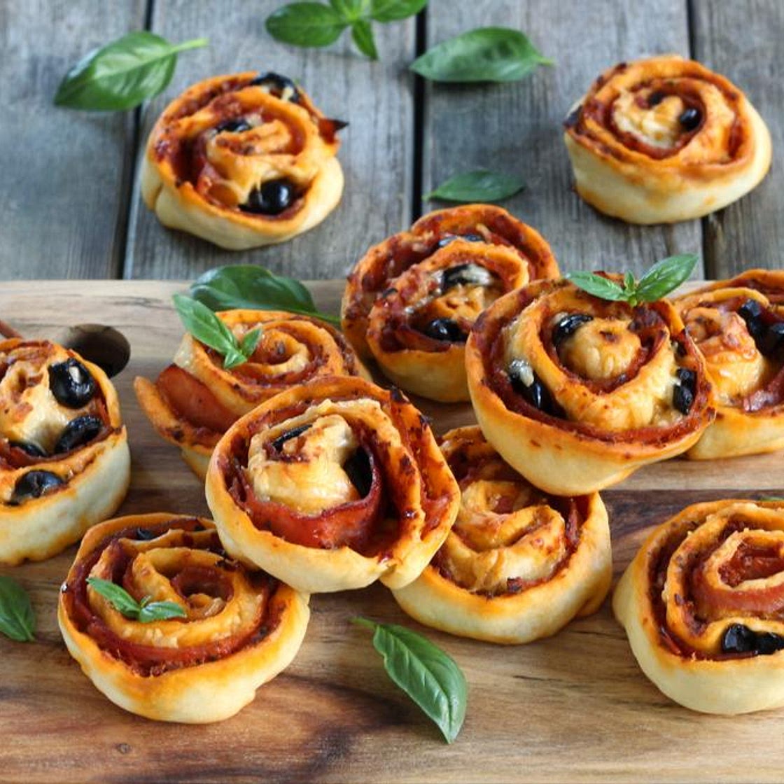 Pizza-rolls au pesto rustico tomates séchées