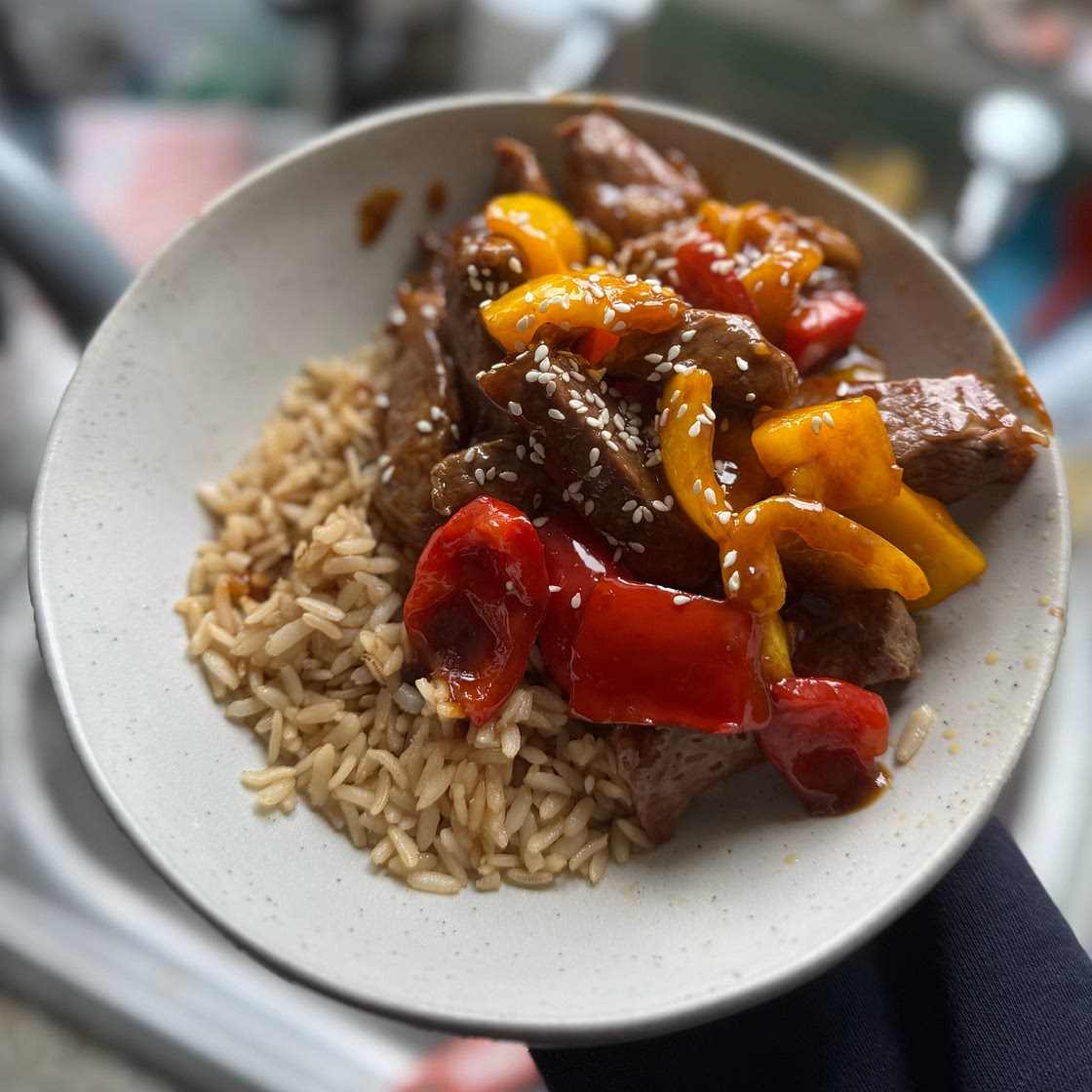 15-Minute Pepper Steak Stir Fry Meal Prep