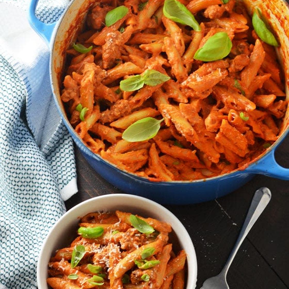 Sausage Rigatoni alla Vodka