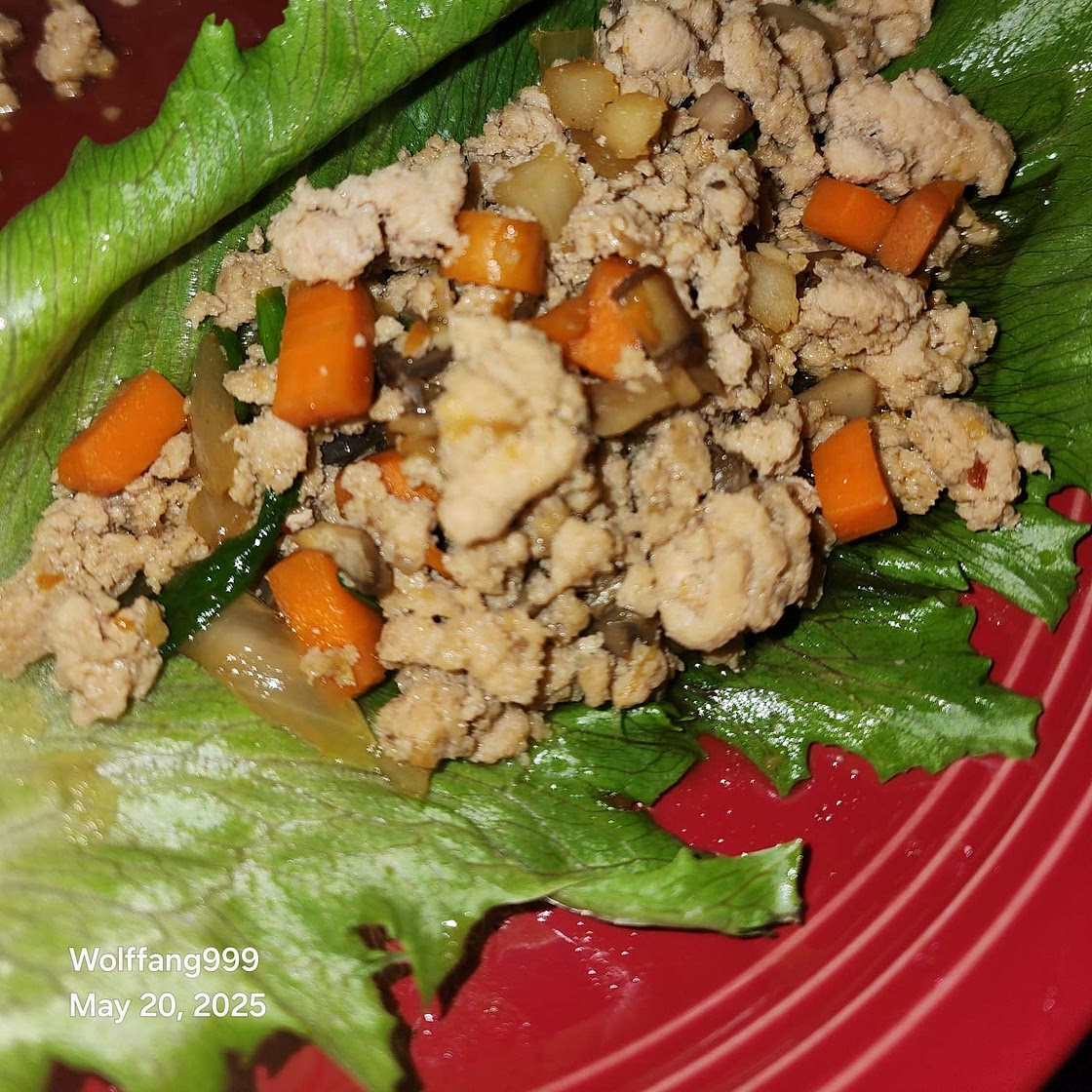 Thai Chicken Lettuce Wraps