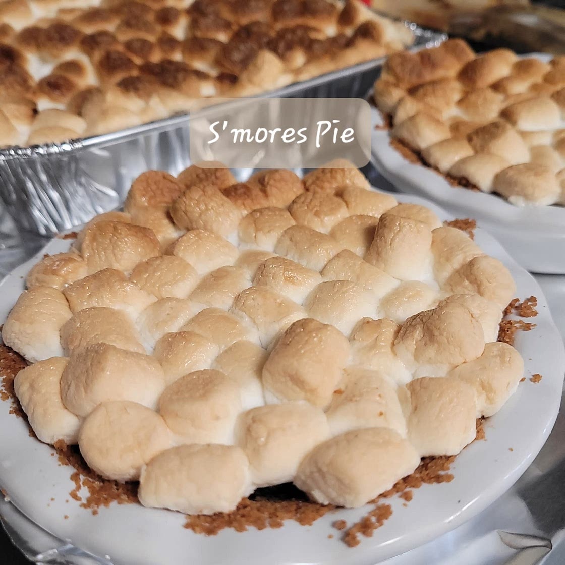 S'mores Brownie Pie