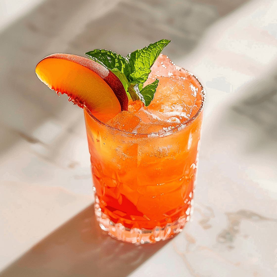 Peachy Sunset Slouch