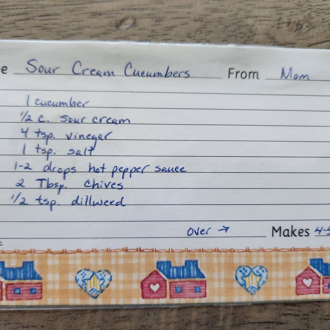 Vegan Tofu Sour Cream Cucumbers