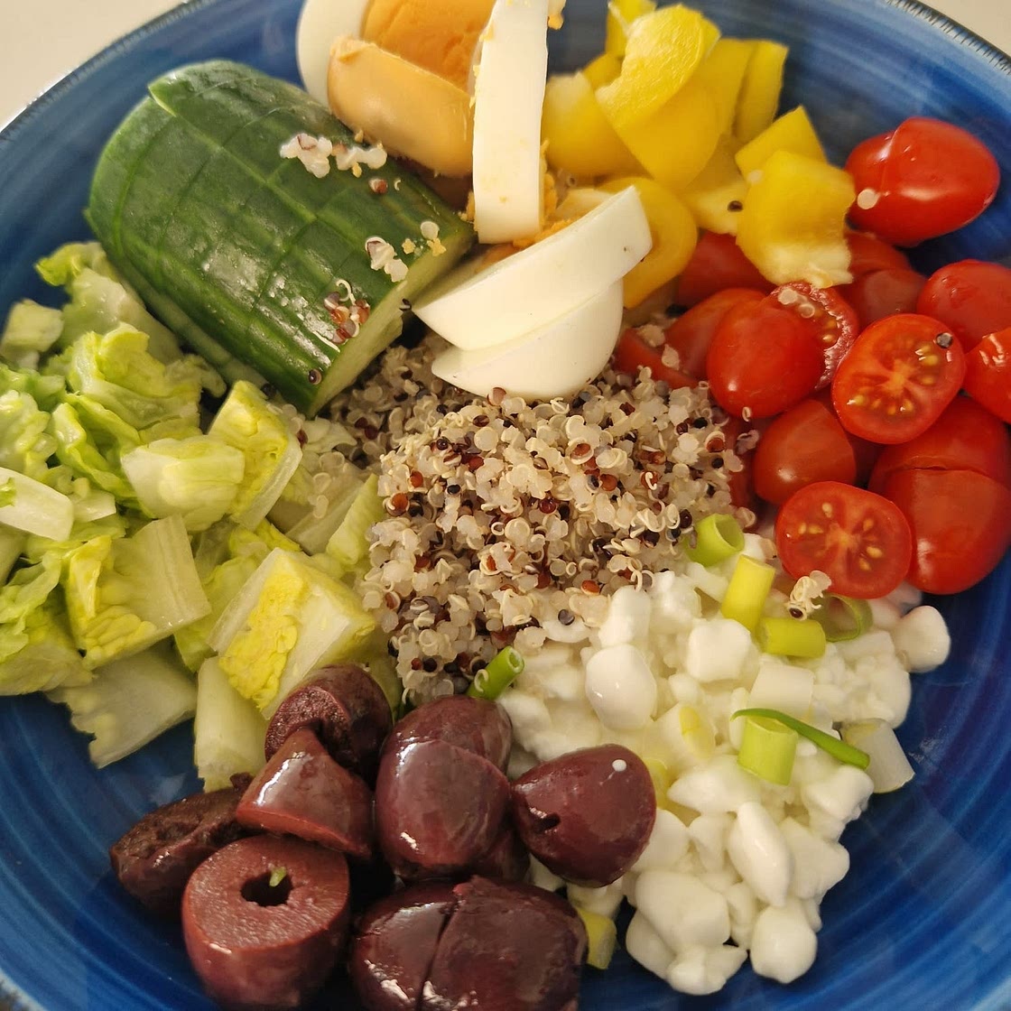 Savory Cottage Cheese Bowl