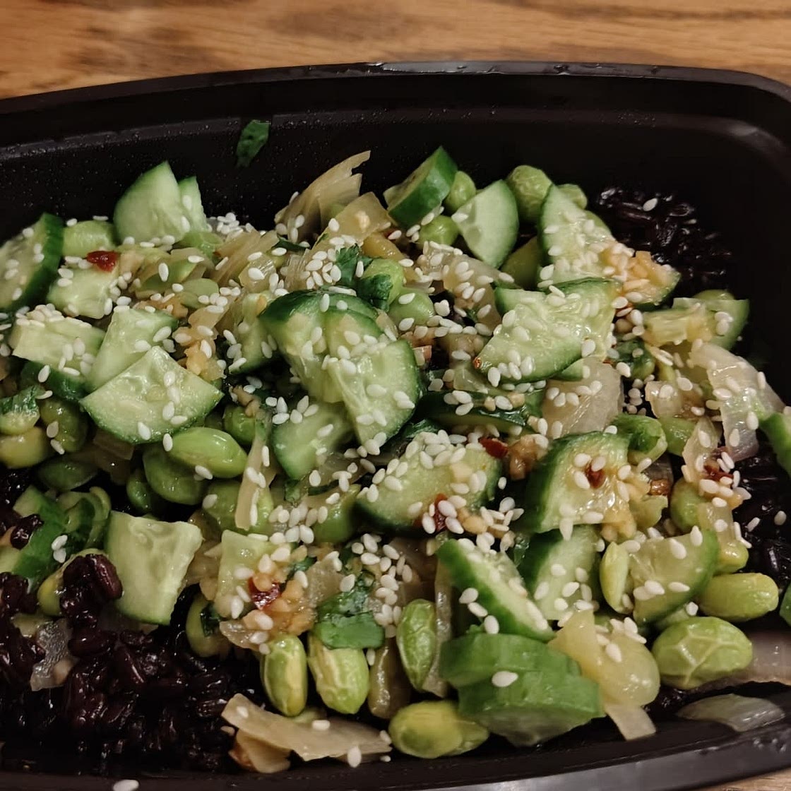 Edamame & Forbidden Rice Salad