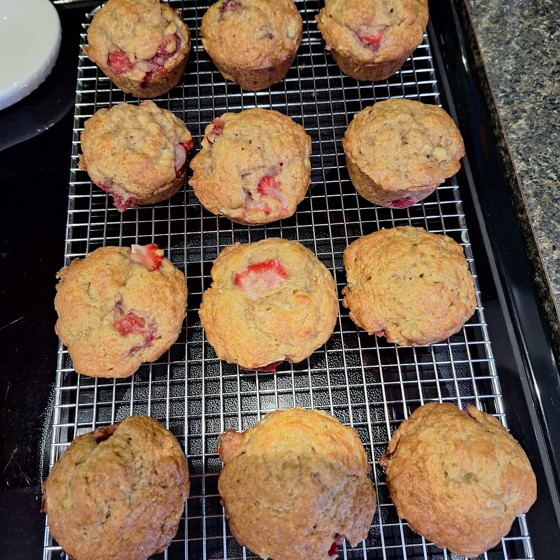 Strawberry Banana Muffins