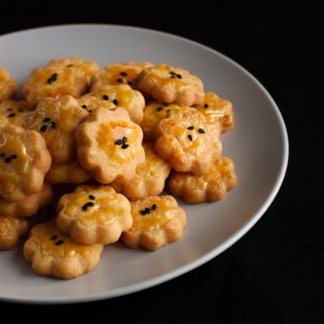 Salted Egg Yolk Cookies