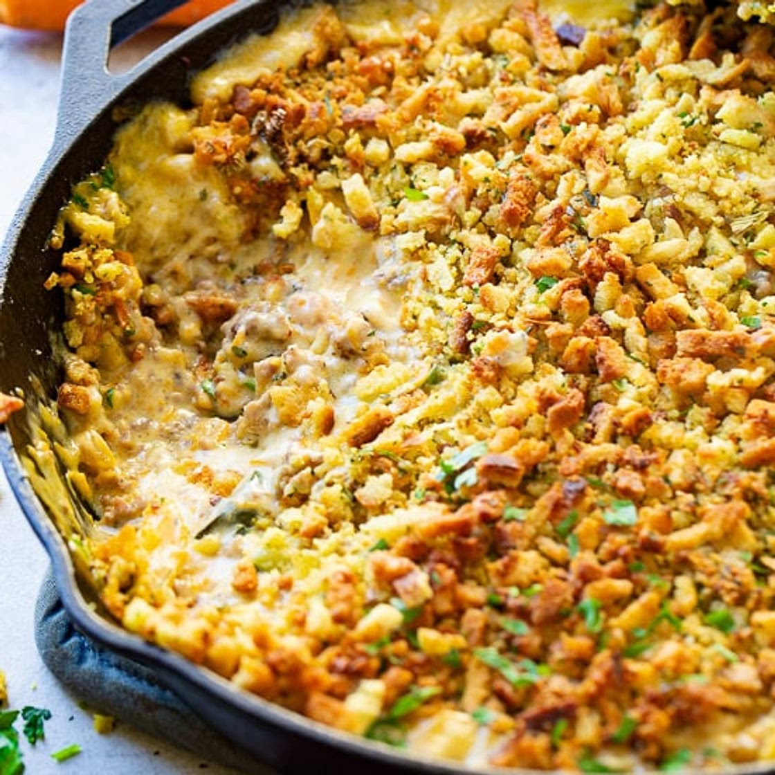 Creamy Zucchini Sausage Casserole