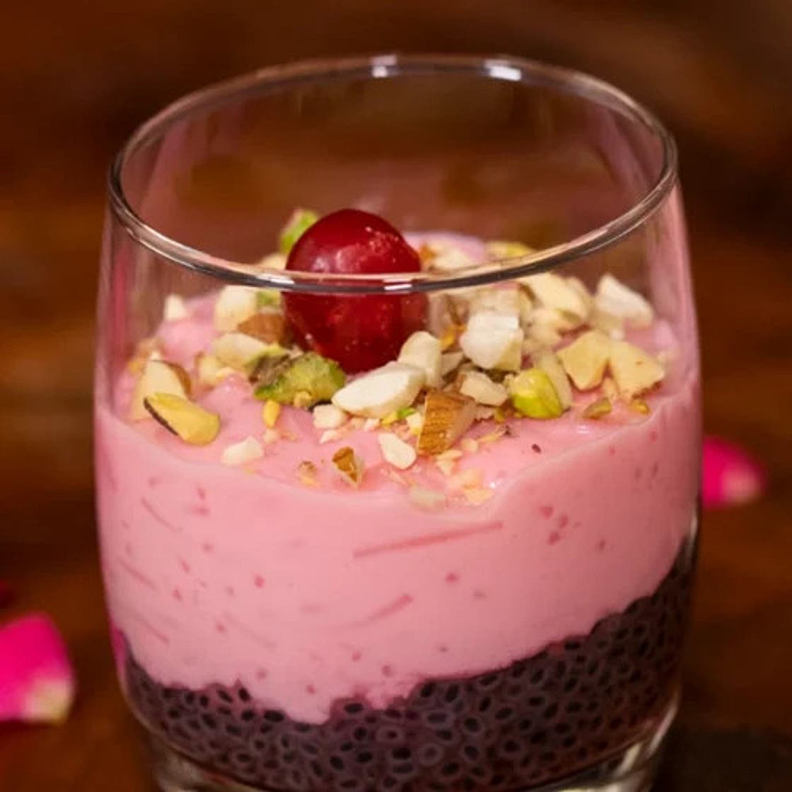 Falooda Custard Pudding