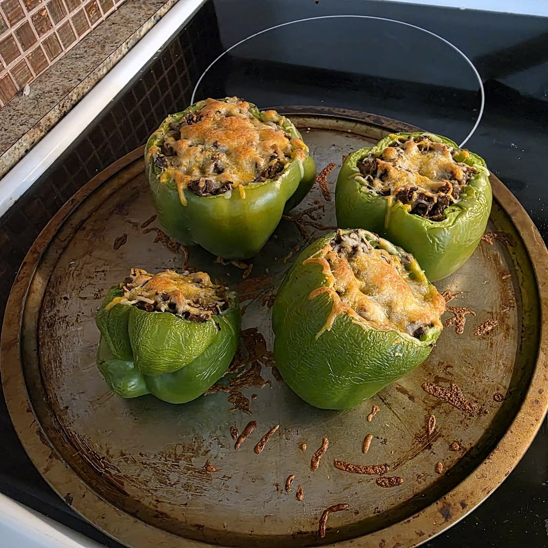 Philly Cheese Stuffed Peppers