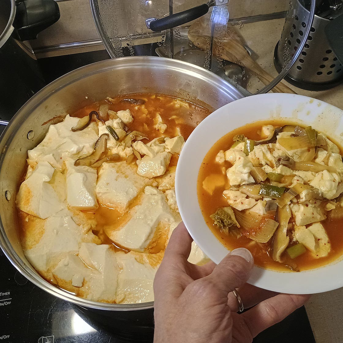 Sundubu - Korean soft tofu soup