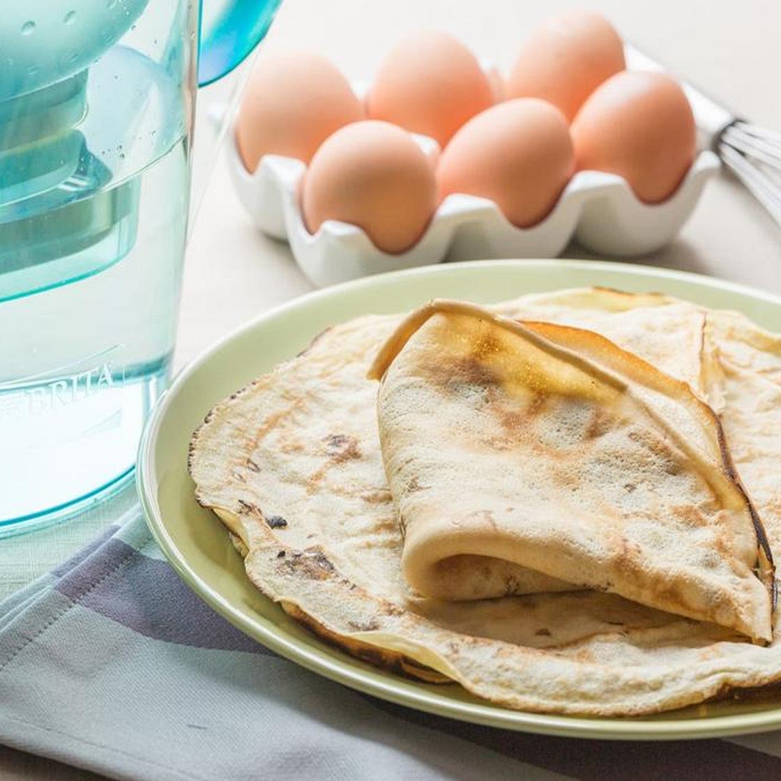 Crêpes sans lait