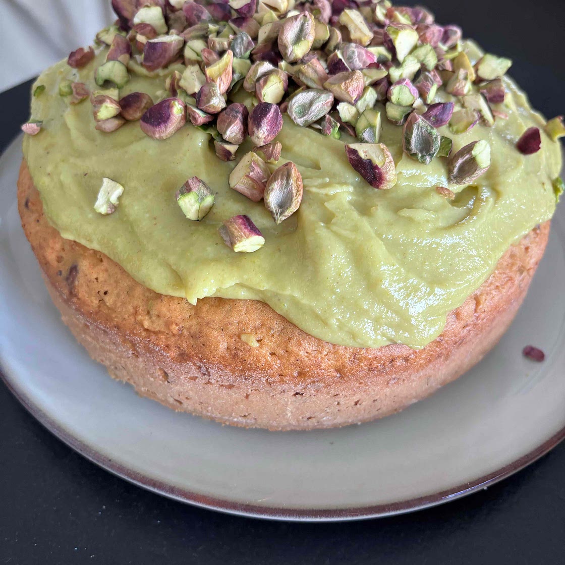 Carrot cake à la pistache 