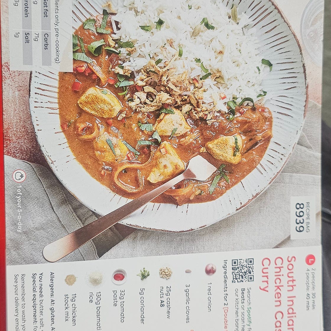 Sound Indian-Style chicken cashew curry