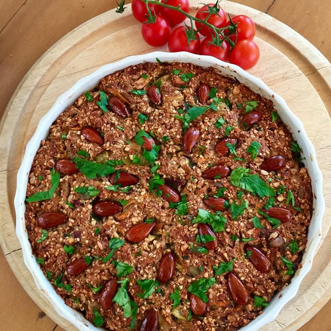 Celery and apple nut roast