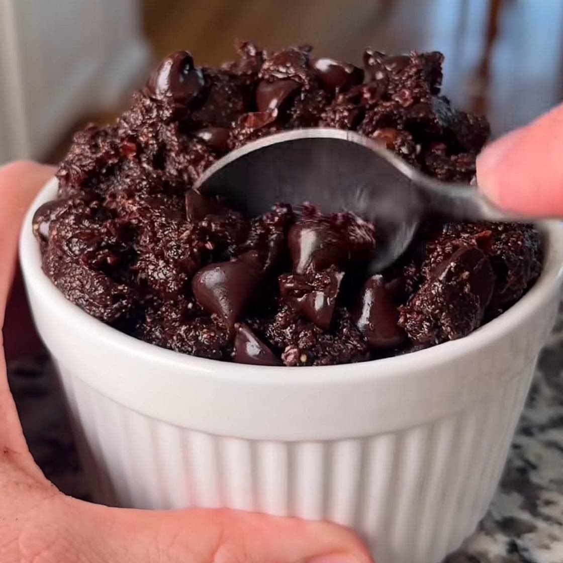 Edible brownie batter 😏