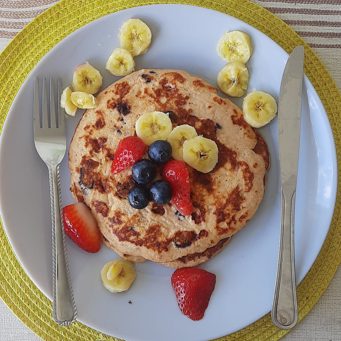 Zero Added Sugar Protein-Packed Pancakes