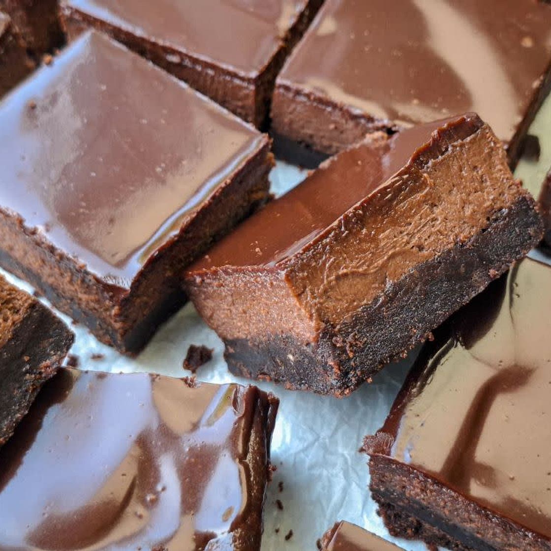 Silky-Smooth Chocolate Cheesecake Bars
