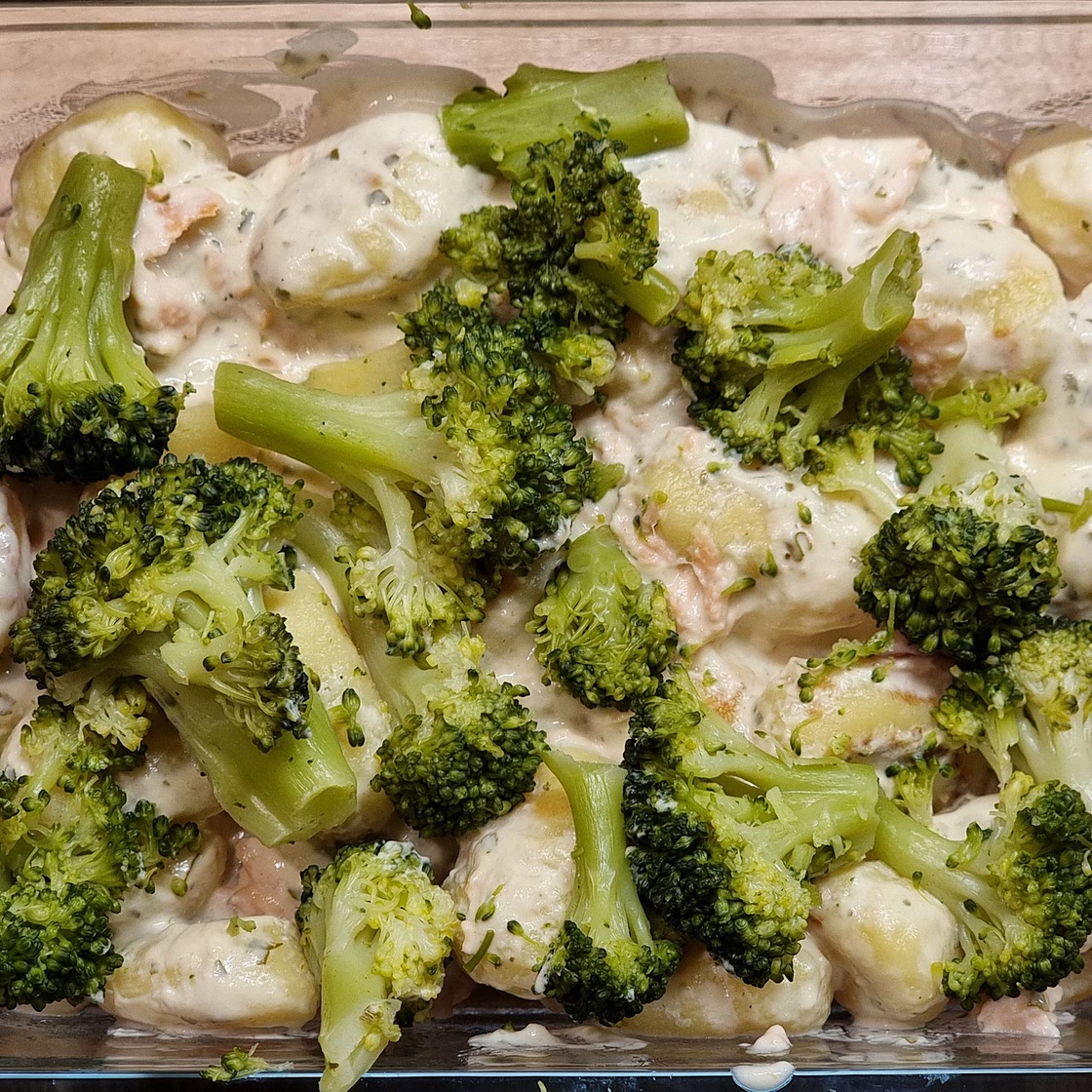 Gnocchi Lachs Pfanne