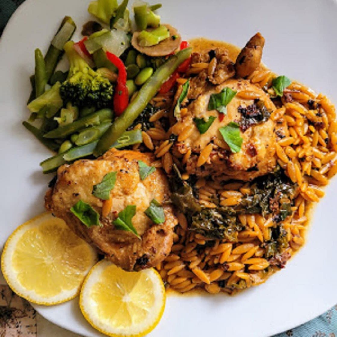 Lemon Chicken Orzo