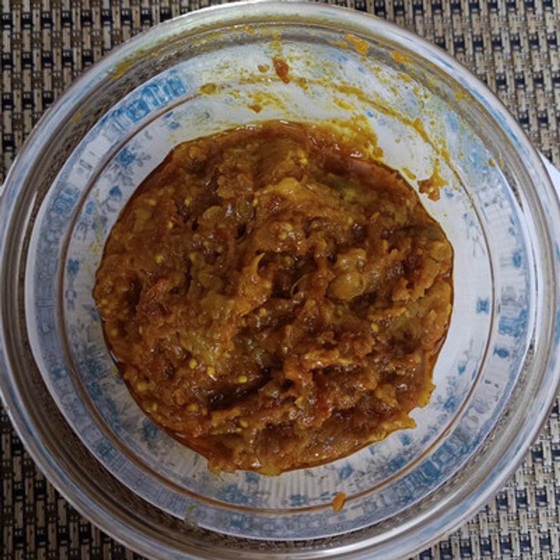पंजाबी बैंगन भरता (punjabi baingan bharta reicpe in Hindi)