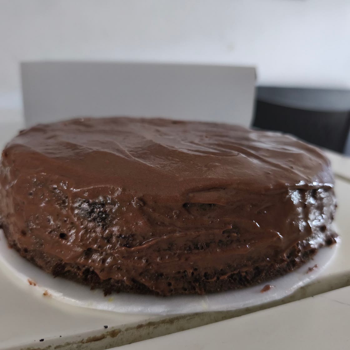 Torta de chocolate húmeda.
