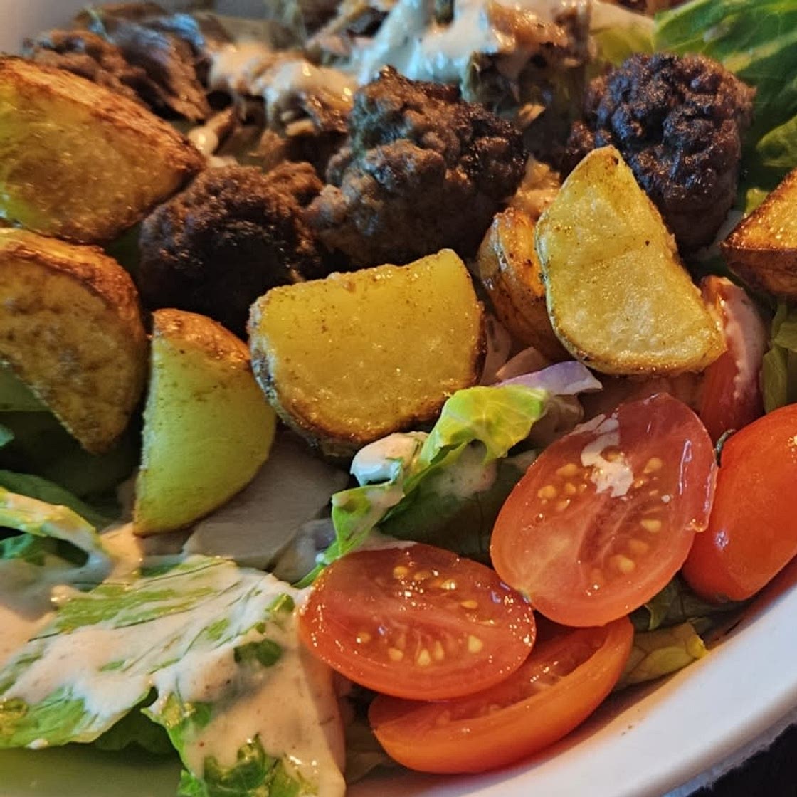 Healthy Burger Bowls with Special Sauce