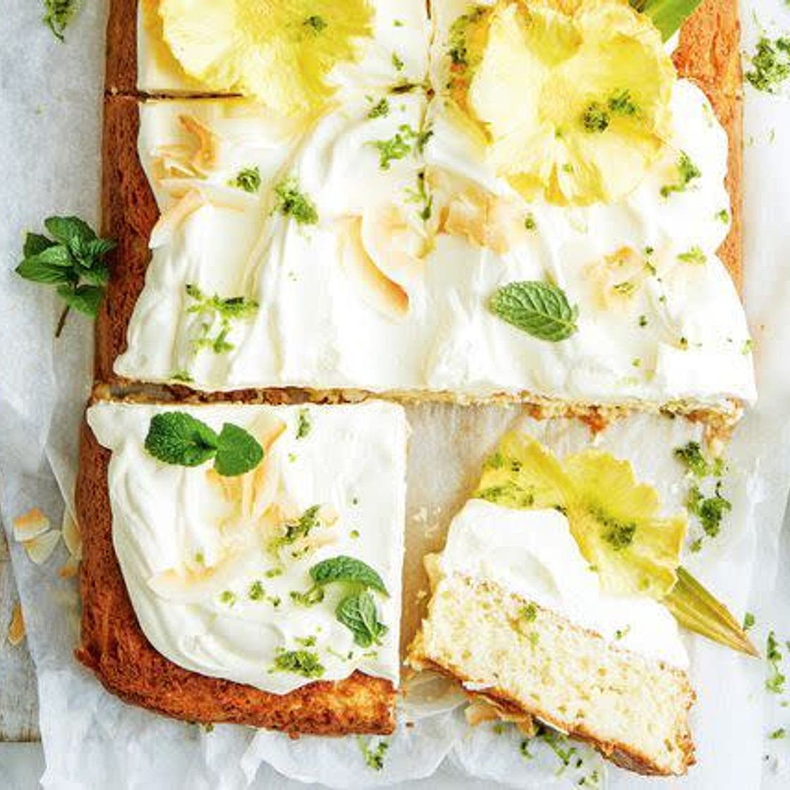 Pina colada tres leches
