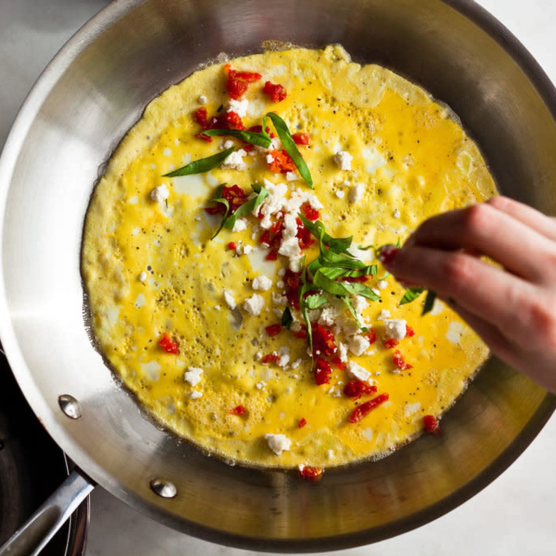 Sun-dried Tomato Omelet