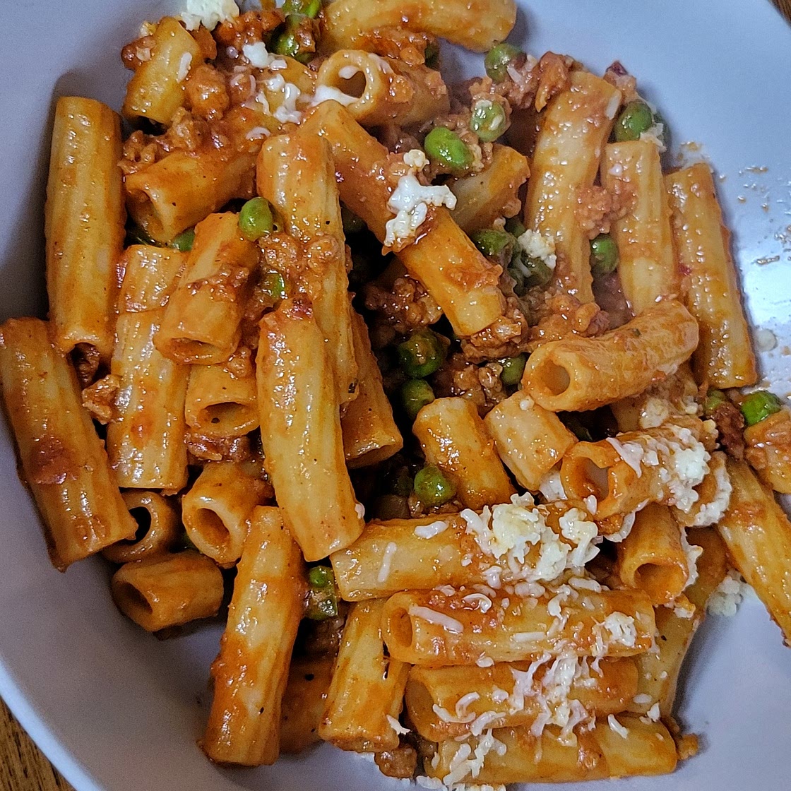 Chipotle beef & Pork Pasta