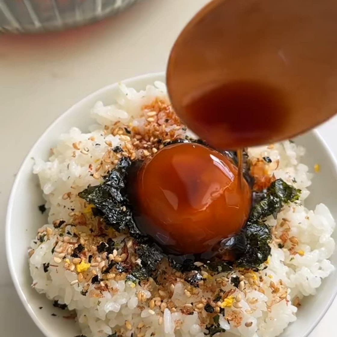 Soy-cured egg yolks