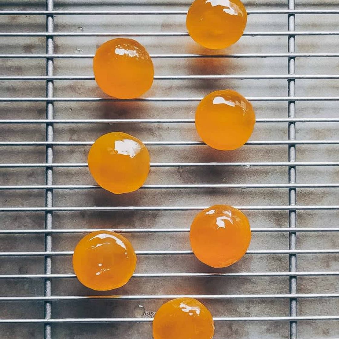 Fully Cured Grated Egg Yolks