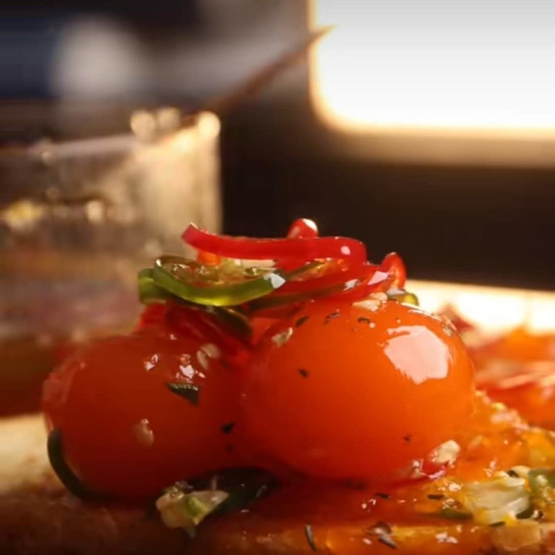 Hot Honey-Cured Egg Yolks