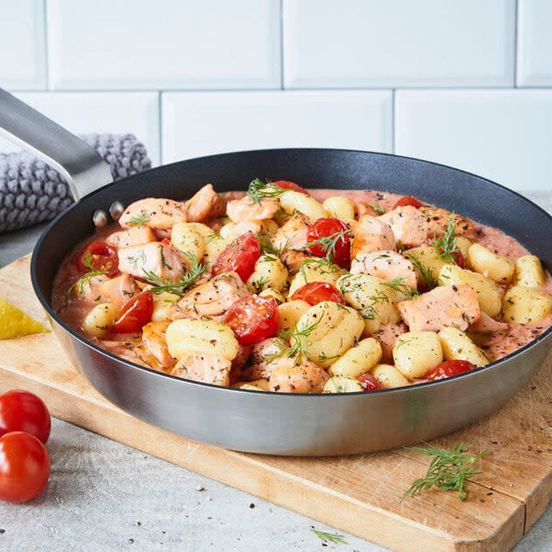Gnocchi mit Lachs