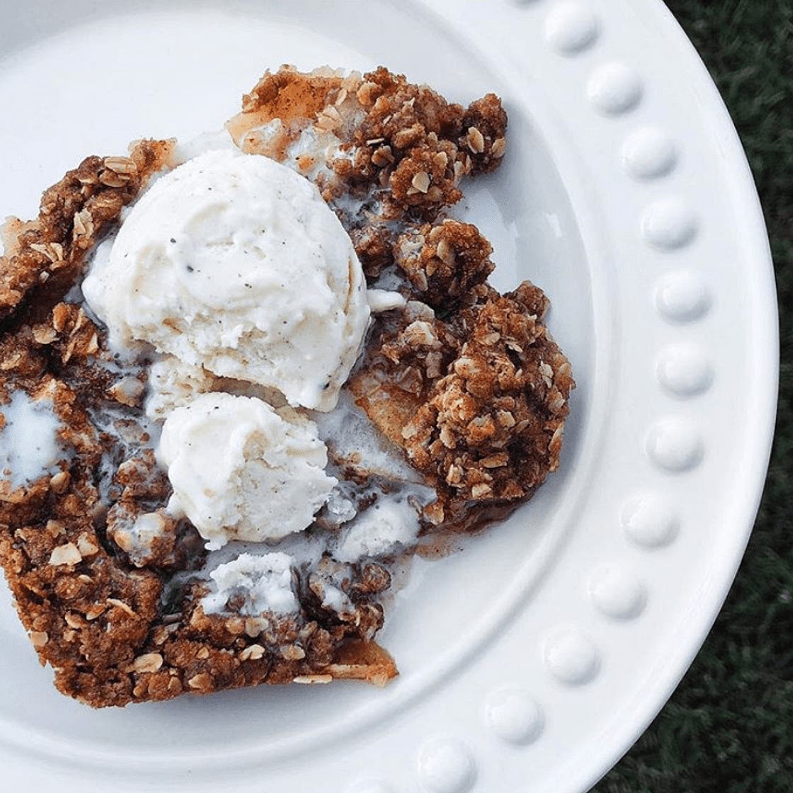 The BEST Cinnamon Brown Sugar Apple Crisp ~ Double Topping!