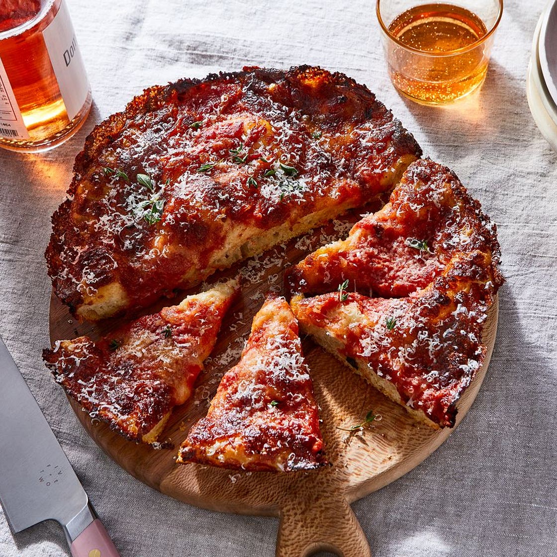 Crispy Cheesy Pan Pizza Recipe From King Arthur Flour