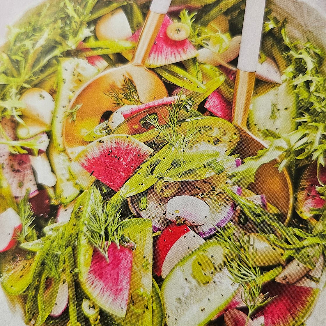 Radish & Sugar Snap Pea Salad