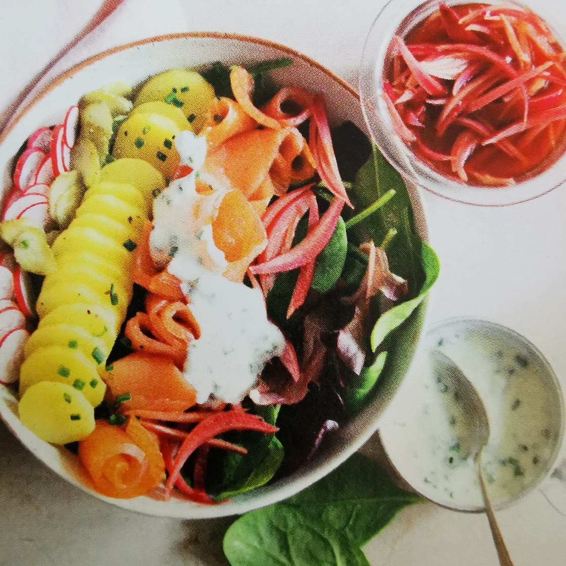 Salade nordique façon bowl