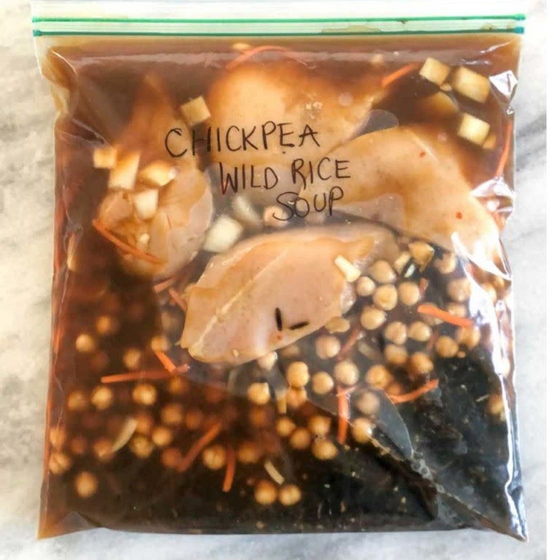CHICKEN CHICKPEA WILD RICE SOUP