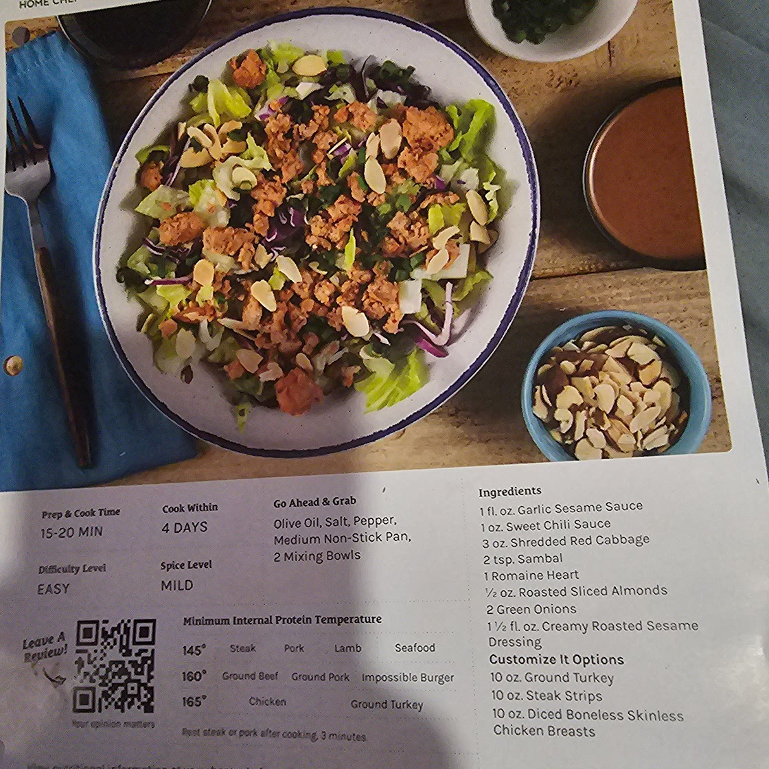 Asian-Style Turkey Crunch Salad