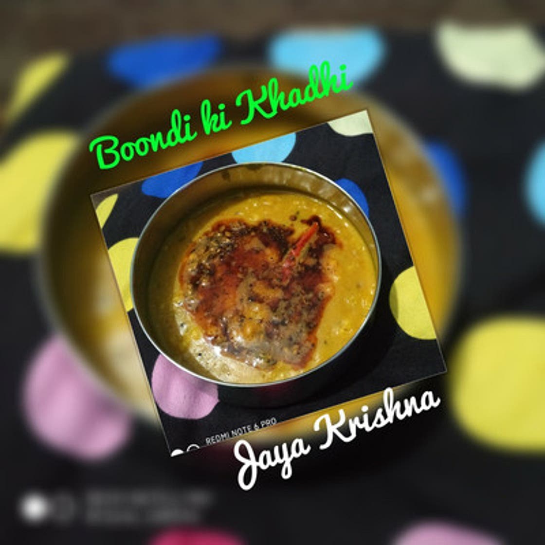 बूंदी की पंजाबी कढ़ी (Boondi ki punjabi kadhi recipe in hindi)
