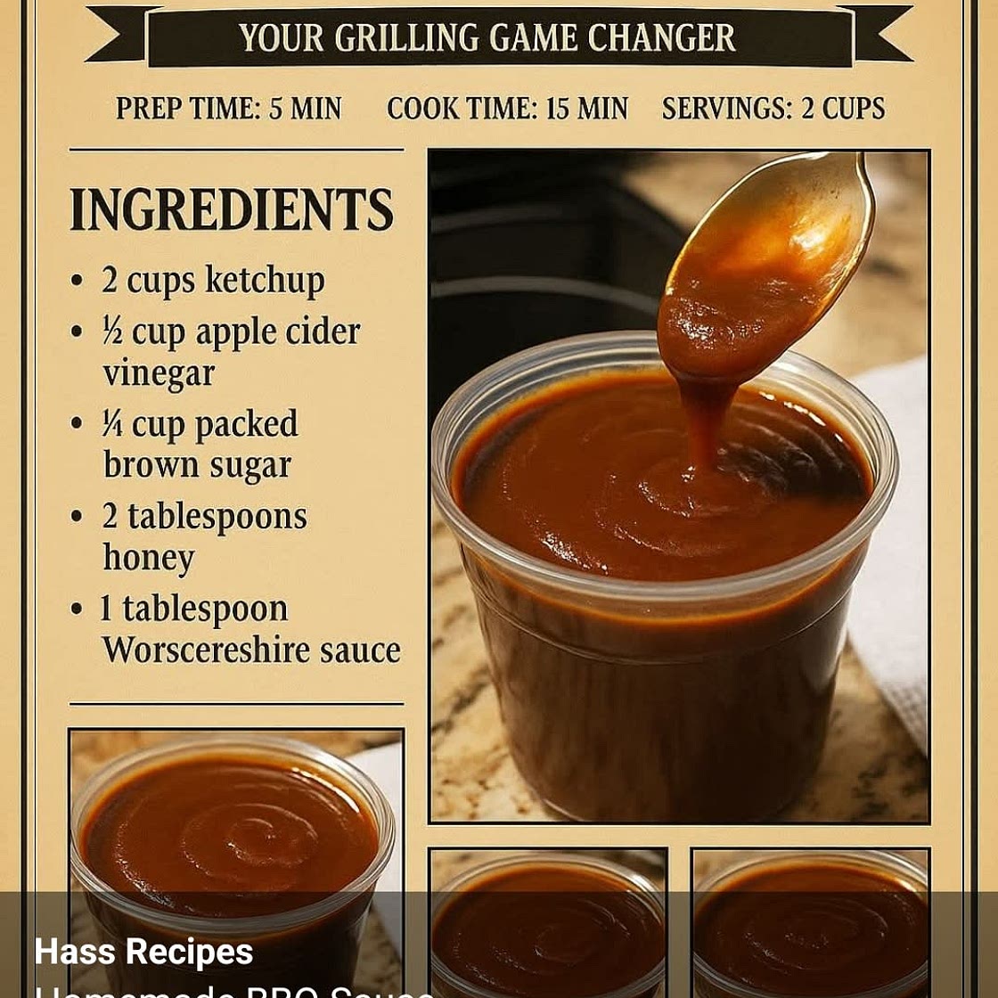 Homemade BBQ Sauce Recipe