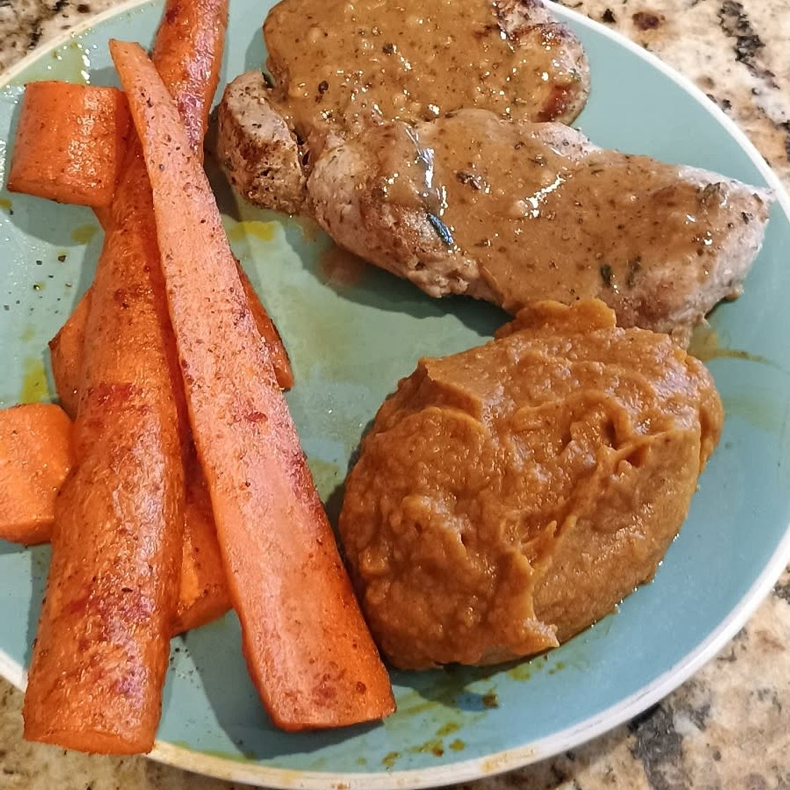 Oven-Roasted Long Carrots