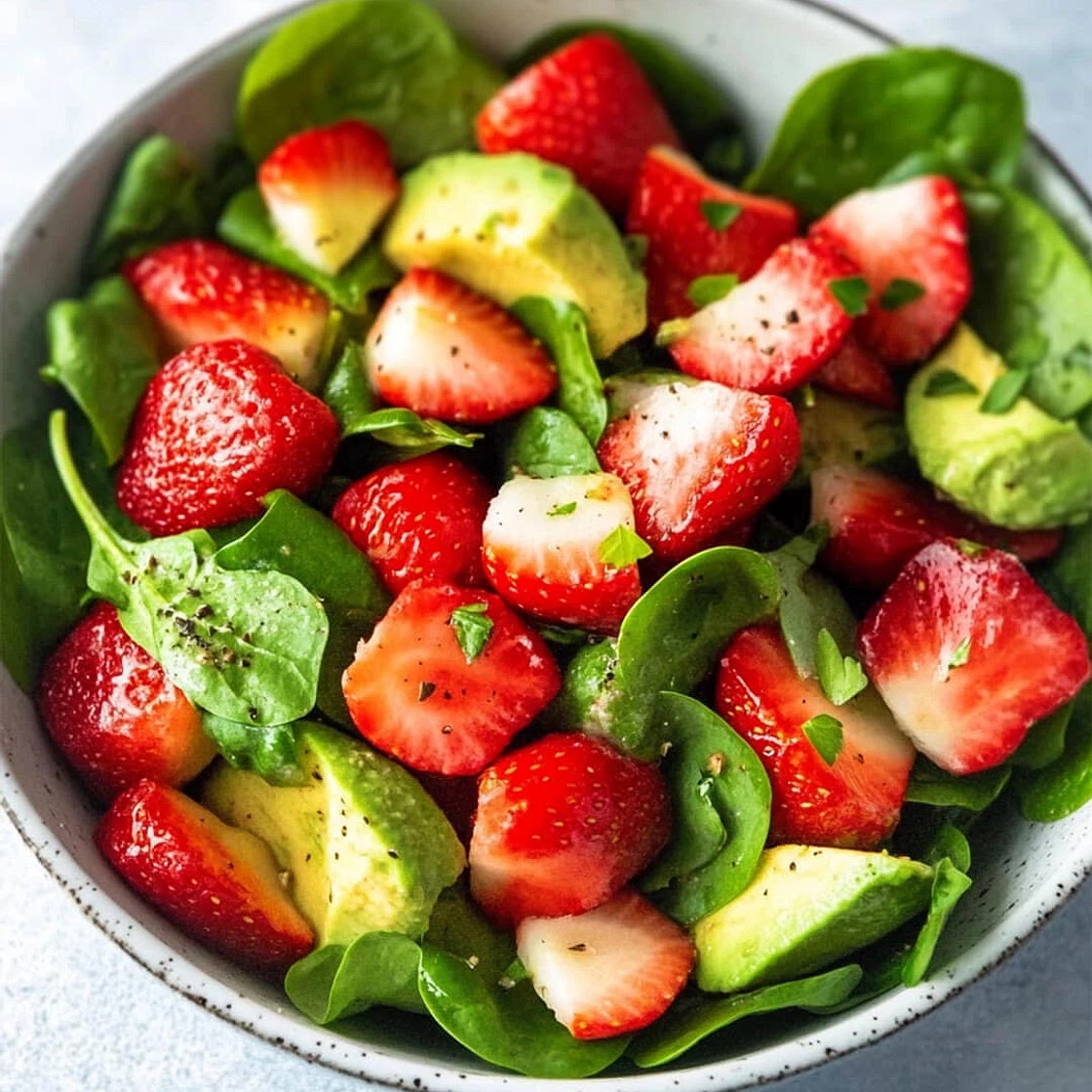 Fresh Spinach and Strawberry Salad