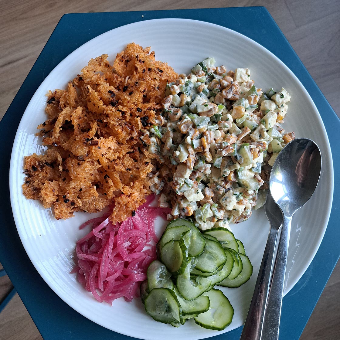 Crispy chili oil rice