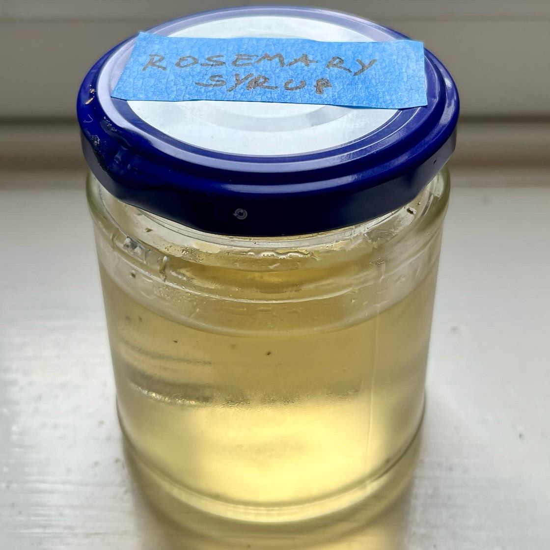 Rosemary infused syrup